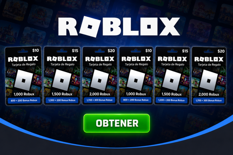 Cómo conseguir tarjetas de regalo y Robux gratis en Roblox de forma legal y segura